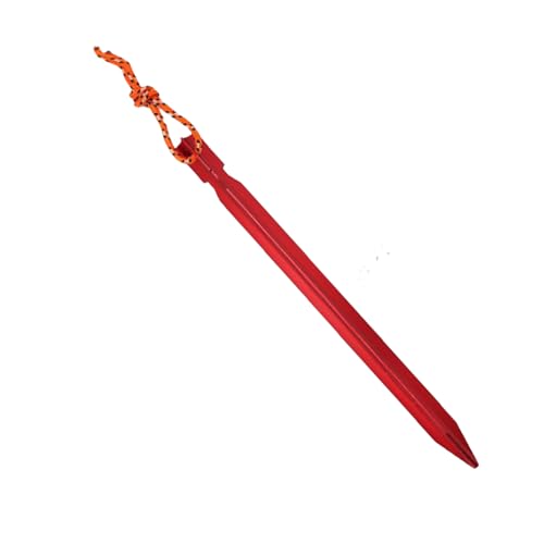 Peg-Metall – Schweres Aluminium Post 7 Zoll | Verstärkte Pegs mit Abschleppseil für Outdoor Camping | Pop Up Unterstand Set | Erde für Reisen Peg-Metall – Schweres Aluminium Post 7 Zoll | Verstärkte Pegs mit Abschleppseil für Outdoor Camping | Pop Up Unterstand Set | Erde für Reisen von Generic