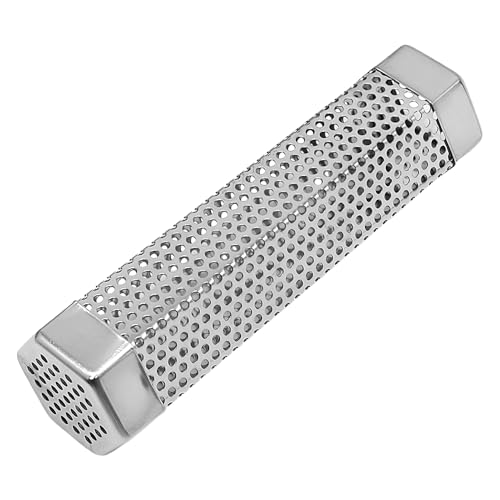 Pellet-Raucherrohr, Raucherrohr für Pelletgrill - Grill-Räucherrohr aus Edelstahl,Hocheffizientes Hocheffizientes Fu Rohr von Generic