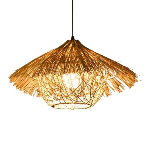 Pendelleuchte Für Den Außenbereich, Hängelampe, Rattan,-Pendelleuchte, Korblampenschirm, Handgewebt, Vogelnest-Laternenleuchten, Große Rattanlampen Für Wohnzimmer, Korbleuchte Für Esszimmer, Eingangsb Pendelleuchte Für Den Außenbereich, Hängelampe, Rattan,-Pendelleuchte, Korblampenschirm, Handgewebt, Vogelnest-Laternenleuchten, Große Rattanlampen Für Wohnzimmer, Korbleuchte Für Esszimmer, Eingangsb von Generic