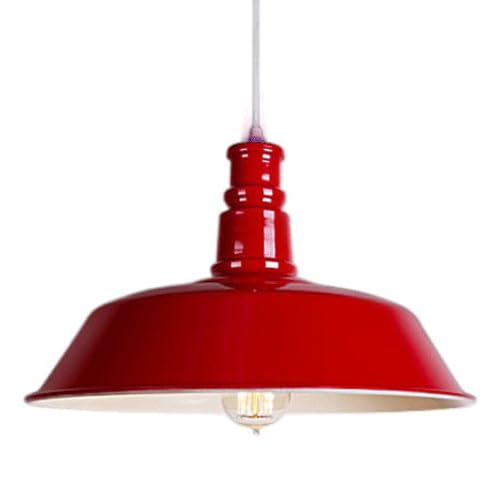 Pendelleuchte aus Eisen im schlichten Stil, Hängeleuchte mit E27-Schraube und einem Kopf, personalisierter Lampenschirm in Hutform, Pendelleuchte zur Dekoration des Gangeingangs, Unterputzleuchte Pendelleuchte aus Eisen im schlichten Stil, Hängeleuchte mit E27-Schraube und einem Kopf, personalisierter Lampenschirm in Hutform, Pendelleuchte zur Dekoration des Gangeingangs, Unterputzleuchte von Generic