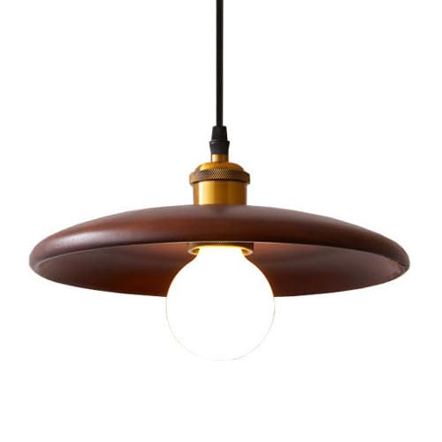 Pendelleuchte aus Holz im japanischen Stil, personalisierter Lampenschirm in Hutform, bündig montierte Hängelampe mit einem Kopf, Pendelleuchte zur Dekoration des Eingangsbereichs der Veranda, Be von Generic