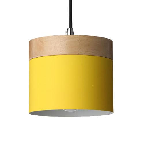 Pendelleuchte mit E27-Sockel und einem Kopf, Hängelampe aus Eisen im schlichten Stil, personalisierter Lampenschirm, Pendelleuchte zur Dekoration von Bargängen, Unterputzleuchten Pendelleuchte mit E27-Sockel und einem Kopf, Hängelampe aus Eisen im schlichten Stil, personalisierter Lampenschirm, Pendelleuchte zur Dekoration von Bargängen, Unterputzleuchten von Generic