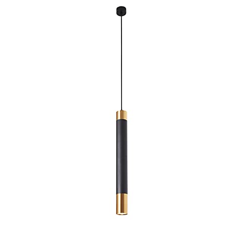 Pendelleuchte mit Langer Röhre aus Aluminium, Moderne LED-Hängelampe, ultradünne lineare Hängelampen, Flötenstange, nordische einfache Hängeleuchten für Kücheninsel, Esszimmer von Generic