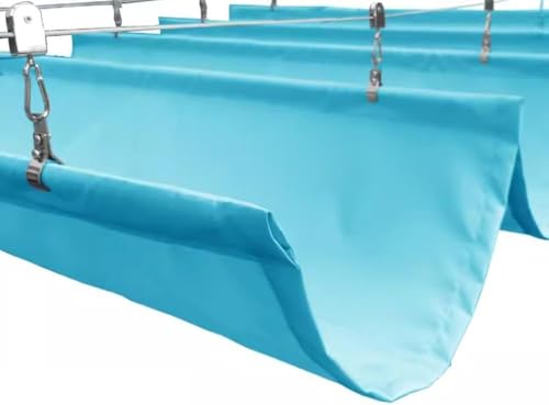 Pergola Einziehbare Schattenabdeckung Terrasse Ersatz Baldachin Kits Outdoor Slide Wire Welle Markise Segel Deck Veranda Yard Regenfest, Blue, Customize Pergola Einziehbare Schattenabdeckung Terrasse Ersatz Baldachin Kits Outdoor Slide Wire Welle Markise Segel Deck Veranda Yard Regenfest, Blue, Customize von Generic