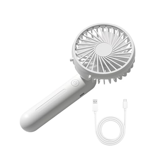 Persönlicher Handventilator, wiederaufladbarer Handventilator,Faltbarer Handventilator über USB wiederaufladbar | Tragbarer Handventilator, 3-Gang-Kühlung, persönlicher Mini mit geringem Geräuschpegel von Generic