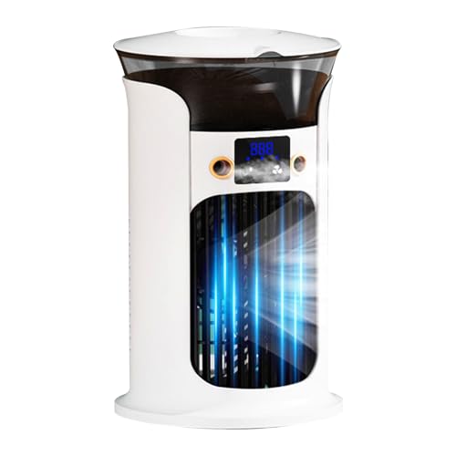 Persönliches Klimagerät - Schlafzimmer Kühlung Und Luftbefeuchter,Kompakter USB-Luftkühler Mit Leiser-Funktion Für Schlafzimmer Camping Zelt Wohnmobile Garage Indoor/Outdoor Mit USB-Anschluss Und von Generic