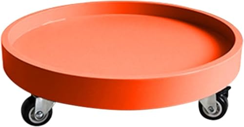 Pflanzen-Caddy 30 cm 40 cm 50 cm 60 cm, Pflanzenroller Kunststoff-Topf-pflanzenständer Mit Rädern Rundes Blumentopfgestell Auf Rollern Trolley Verwendung Für Den Innen- Und, Orange, 30cm/12In Pflanzen-Caddy 30 cm 40 cm 50 cm 60 cm, Pflanzenroller Kunststoff-Topf-pflanzenständer Mit Rädern Rundes Blumentopfgestell Auf Rollern Trolley Verwendung Für Den Innen- Und, Orange, 30cm/12In von Generic