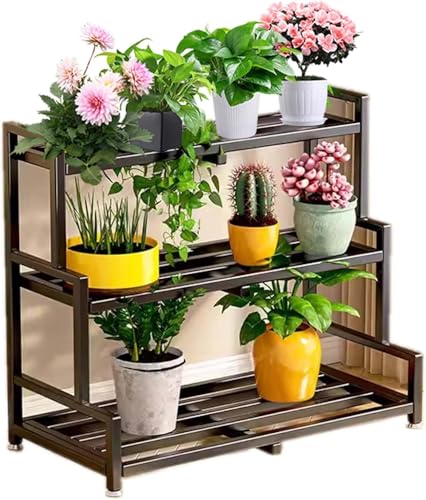 Pflanzenständer Indoor Outdoor, Pflanzenregal Ecke Hoher Pflanzenständer, Heavy Duty Metall Pflanzgefäßhalter, Pflanzenregal Outdoor Metall, Blumentopf Halter Displayst, 140x40x100cm Pflanzenständer Indoor Outdoor, Pflanzenregal Ecke Hoher Pflanzenständer, Heavy Duty Metall Pflanzgefäßhalter, Pflanzenregal Outdoor Metall, Blumentopf Halter Displayst, 140x40x100cm von Generic
