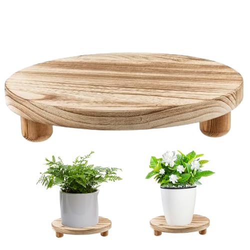 Pflanzenstreifer 10 Zoll runde Holzstreifer Kleiner Pflanzenständer Innenblüten Pot Halter Pflanzer Stand Tablett Dekorative Holzkuchen Ständer Sockel für Garten außerhalb des Desktop -Displays Pflanzenstreifer 10 Zoll runde Holzstreifer Kleiner Pflanzenständer Innenblüten Pot Halter Pflanzer Stand Tablett Dekorative Holzkuchen Ständer Sockel für Garten außerhalb des Desktop -Displays von Generic