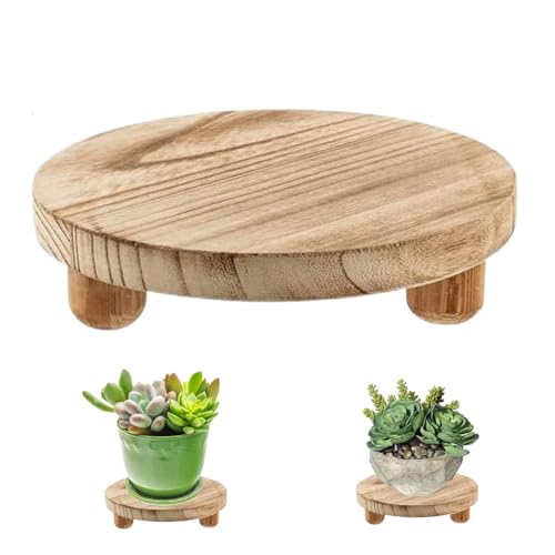 Pflanzenstreifer 8 Zoll runde Holzsteiger Kleiner Pflanzenständer Innenblüten Pot Halter Pflanzer Stand Tablett Dekorative Holzkuchen Ständer Sockel für Garten außerhalb des Desktops Display Pflanzenstreifer 8 Zoll runde Holzsteiger Kleiner Pflanzenständer Innenblüten Pot Halter Pflanzer Stand Tablett Dekorative Holzkuchen Ständer Sockel für Garten außerhalb des Desktops Display von Generic