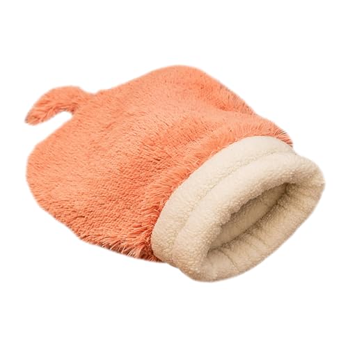 Plüschkatze Schlafsack - Stoff mit hoher Dichte bietet eine hervorragende Wärmebehebung und -gestaltung, die einen bequemen Raum für Ihre geliebte Katze schafft | Ein sicheres Schlafsackbett für den W von Generic