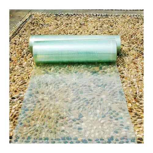 Polycarbonat-Dachplatte, 0,80 mm Sonnenscheinplatte Isolierung, Klare Tageslichtplatten für Gewächshaus Garage Wasserdicht(0.5x3.0m=1.64x9.8ft) von Generic