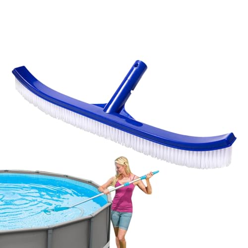 Pool-Reinigungsbürste, Pool-Scheuerbürste | Scheuerbürste aus starkem Kleberdraht von 45,7 cm für Pool, multifunktionales Reinigungszubehör mit dichten Borsten, Bürste von Generic
