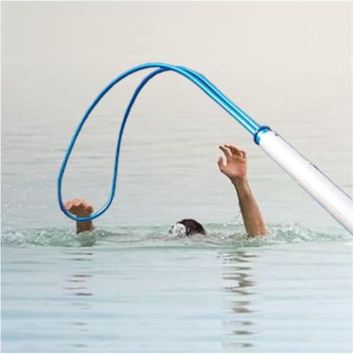 Pool Safetyd Hook, Lifesaving Pole Swimming Pool Emergency Life Saving Hook Lightweight Lifesaving Pool Equipment Multi Use Adjustable Swimming Pool Safetyd Hook with Pole(19.7ft/600cm) von Generic