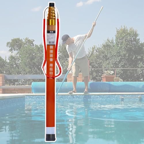 Pool Safetyd Hook, Pool Safetyd Hook for Emergency Rescue Sturdy Reflective Rescue Lifesaving Reach Poles Fiberglass Lifeguard Rods for Boat Yachts Lakeside Dock for Beach(5.5m/18 ft) von Generic