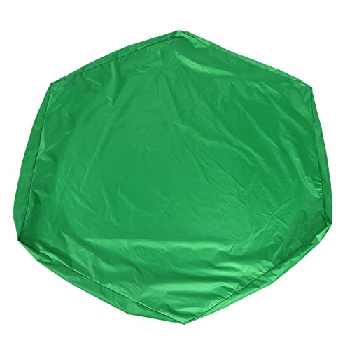 Pool -Schutzabdeckung, Wasserdicht Resistent Leicht zu Reinigen Sandkastenabdeckung Polyester und PVC Multifunktional für Outdoor (Green) von Generic