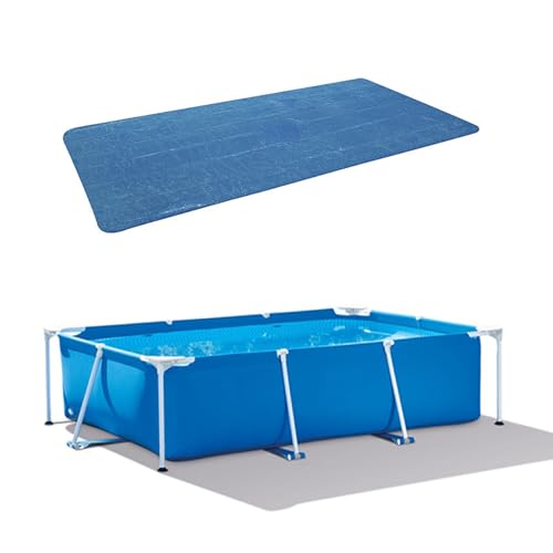 Pool Solarabdeckplane, Solarplane Solare Schwimmbadheizdecke, Solar Poolabdeckung Solarplane, Stabile Solarabdeckplane zuschneidbar, Solarfolie für Pool(BLUE,304x205cm) von Generic