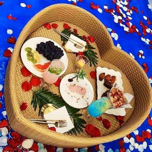 Pool-Tabletttisch, schwimmendes Tablett for den Pool, wasserfestes Frühstückstablett, ideal for Wasseraktivitäten im Freien und Entspannung im Whirlpool, Getränkehalter(Apricot1,80 * 80cm) von Generic