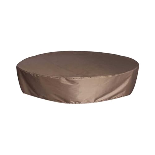 Poolabdeckung, 420D Winterabdeckung für oberirdische Pools, Uv-Schutz Pool Abdeckplane, Beschichtete Abdeckung Poolplane Abdeckplane StabilitäT Und Einfache Installation (Kaffee, 215x70cm) von Generic