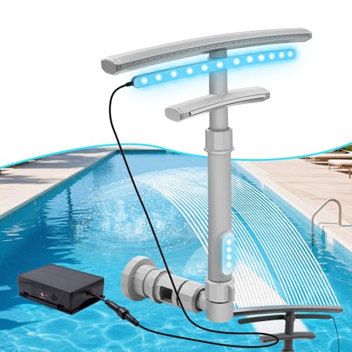 Poolbrunnen Poolbrunnen für Inground Pools Einstellbare Pool Wasserfall Pool Wasserfall mit Einstellbarer Beleuchtung Einstellbarer Wasserdruck Solar Pool Brunnen Poolbrunnen Poolbrunnen für Inground Pools Einstellbare Pool Wasserfall Pool Wasserfall mit Einstellbarer Beleuchtung Einstellbarer Wasserdruck Solar Pool Brunnen von Generic