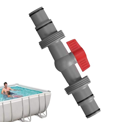 Poolschlauch-Adapter, Pumpenschlauch-Anschlussadapter – Ersatzteile Spa-Zubehör, Wartungsarmaturen, Verbindungskupplung für Schwimmrohr von Generic