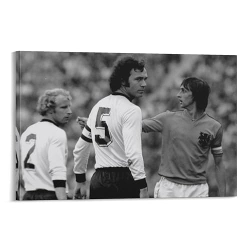 Poster Deutschland-Fußballer Franz Beckenbauer (2) Kunstwerke Kunstdruck Poster Wandkunst Gemälde Leinwand Dekor Heimposter 20 x 30 cm von Generic