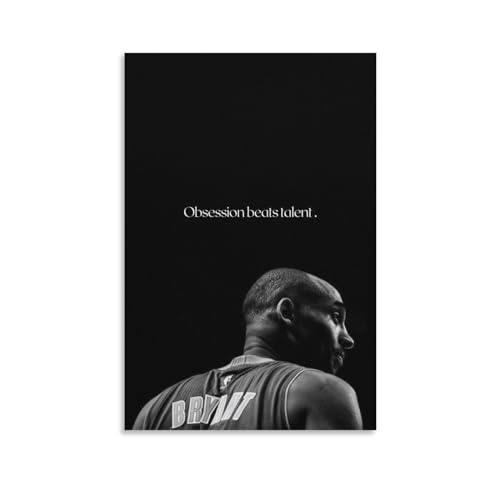 Poster Legendärer Basketballspieler Kobe Bryant (54), Heimdekor-Poster, Wandkunst, zum Aufhängen, dekoratives Gemälde, Poster, 40 x 60 cm von Generic
