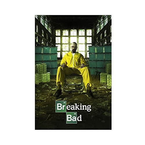 Poster auf Leinwand, Motiv: Breaking Bad TV-Show, Schlafzimmer, Dekoration, Sport, Landschaft, Büro, Raumdekoration, Geschenk, 50 x 75 cm von Generic