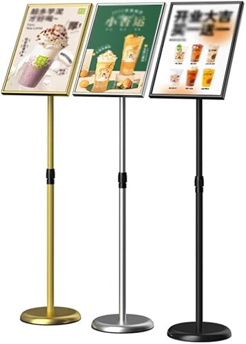 Posterständer Bodenstehender Display-Halter Schnapprahmenständer Aluminium-schildhalter Winkelverstellbarer Teleskop-hinweisständer Für Business-Display von Generic