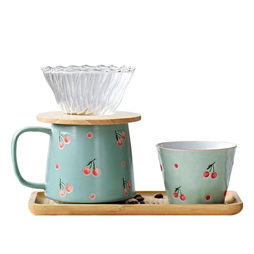 Pour Over Kaffeemaschine Handbemaltes handgebrühtes Filterkaffeetassen-Set, Kaffee-Sharing-Krug for Zuhause Pour Over Kaffeemaschine Handbemaltes handgebrühtes Filterkaffeetassen-Set, Kaffee-Sharing-Krug for Zuhause von Generic