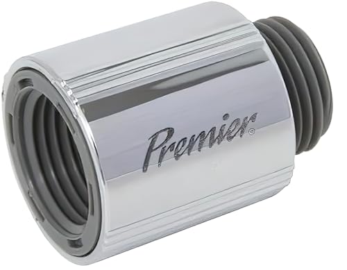 Premier 59109-0001 Handbrause-Durchflussregler, verchromtes ABS, 1,5 GPM bei 80 PSI, passend für Standard-1,27 cm IPS-Duscharme und Duschköpfe von Generic