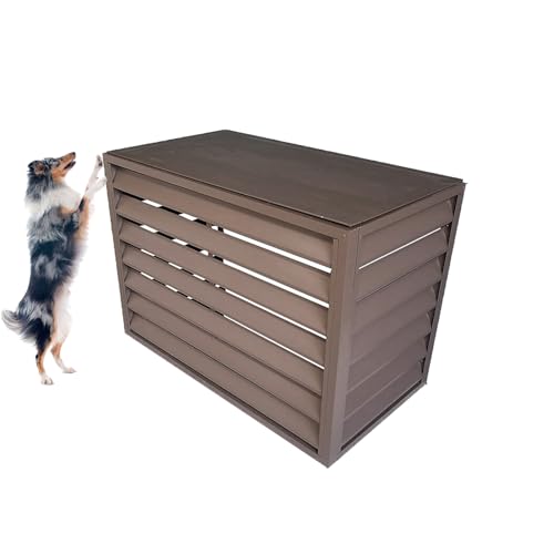 Premium Aluminium Outdoor Air Conditioner Cover - Protective Heat Pump Cover for Outdoor Radiators, Easy Assembly for Garden & Balcony, Weather-Resistant, Brown Finish Premium Aluminium Outdoor Air Conditioner Cover - Protective Heat Pump Cover for Outdoor Radiators, Easy Assembly for Garden & Balcony, Weather-Resistant, Brown Finish von Generic