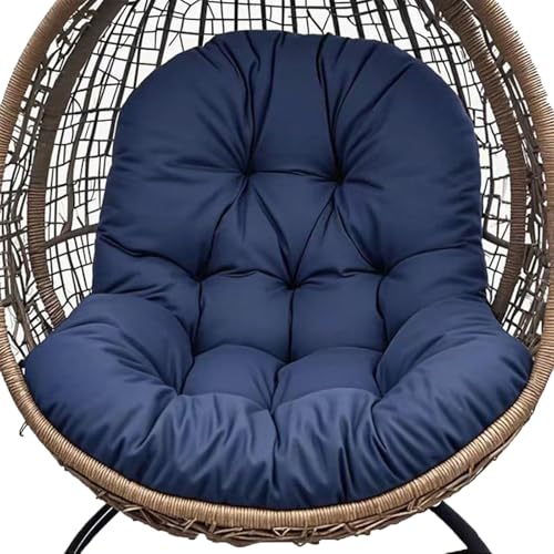 Premium Wasserdichtes Hängesessel Kissen für Hängestuhl, Schaukelkorb & Eierstuhl - Bequeme Ersatzkissen Auflage | Gartenmöbel Polster Bankauflage Hängekorb Outdoor Sitzkissen(G,Standard) von Generic
