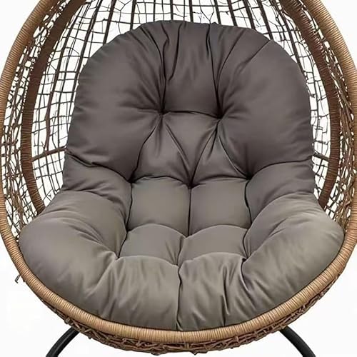 Premium Wasserdichtes Hängesessel Kissen für Hängestuhl, Schaukelkorb & Eierstuhl - Bequeme Ersatzkissen Auflage | Gartenmöbel Polster Bankauflage Hängekorb Outdoor Sitzkissen(H,Standard) von Generic