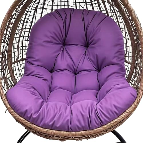 Premium Wasserdichtes Hängesessel Kissen für Hängestuhl, Schaukelkorb & Eierstuhl - Bequeme Ersatzkissen Auflage | Gartenmöbel Polster Bankauflage Hängekorb Outdoor Sitzkissen(J,Standard) von Generic