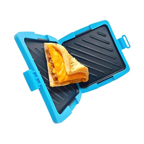 Press-Microwave-Toaster mit Nicht-Stick, kompaktes Sandwichgrill | Spülmaschine sichere Reise Snack Kocher zum Frühstück Mittagessen Dorm College Arbeitsplatz Home Küche geschäftige Profis Press-Microwave-Toaster mit Nicht-Stick, kompaktes Sandwichgrill | Spülmaschine sichere Reise Snack Kocher zum Frühstück Mittagessen Dorm College Arbeitsplatz Home Küche geschäftige Profis von Generic