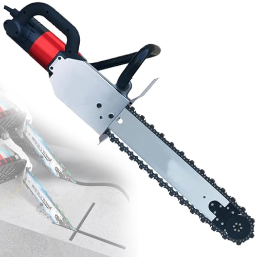 Professionelle elektrische Beton Kettensäge Elektrischer Betonkettensägenschneider für Wände und Fliesen, Hochleistungsleistung 7800 W mit Sägeblatt und Führungsschiene, zum tiefen Schlitzen Professionelle elektrische Beton Kettensäge Elektrischer Betonkettensägenschneider für Wände und Fliesen, Hochleistungsleistung 7800 W mit Sägeblatt und Führungsschiene, zum tiefen Schlitzen von Generic