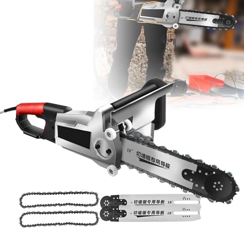 Professionelle elektrische Beton Kettensäge Professionelle Wandsäge, elektrische Betonkette mit Nasswasser zur Staubentfernung, inklusive 2 Ketten und 2 Führungsschienen, für Beton, Stahlsta Professionelle elektrische Beton Kettensäge Professionelle Wandsäge, elektrische Betonkette mit Nasswasser zur Staubentfernung, inklusive 2 Ketten und 2 Führungsschienen, für Beton, Stahlsta von Generic