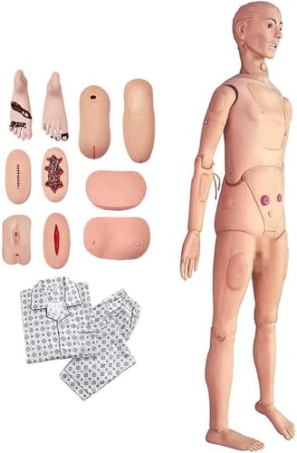 Professionelles Geriatrisches Training Manikin Patient Care Skills Schaufensterpuppe Mit Austauschbaren Gen- Und Dekubitusmodulen Für Die Pflege von Generic