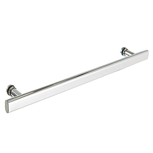 Push and Pull Glas Duschtürgriff Edelstahl, Badezimmer Türknöpfe Haltegriff Griff Zement Teile Handtuch Bar Einseitig / 500Mm von Generic