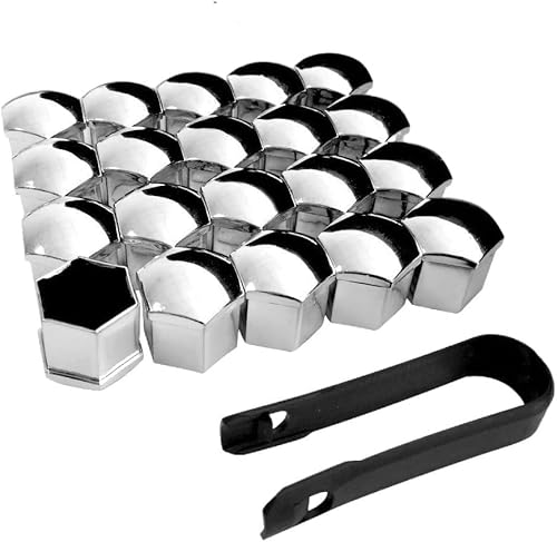 Radmutternabdeckungen Radmutternkappen Autostyling 20pcs Universal Anti-rost 17 19 21mm Abs Autoteile Trim Reifen Radmutter Schraube Schraube Schutzabdeckungen Kappen, Silver 21mm Radmutternabdeckungen Radmutternkappen Autostyling 20pcs Universal Anti-rost 17 19 21mm Abs Autoteile Trim Reifen Radmutter Schraube Schraube Schutzabdeckungen Kappen, Silver 21mm von Generic