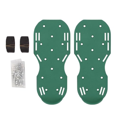 Rasenbelüfter Schuhe, Belüftungsschuhe - 2 x Rasen Belüftschuhe mit Haken und Schlaufenriemen | Luftwerkzeuge für Rasen, Belüftungssandalen mit hoher Festigkeit Nägel Rasenbelüfter Schuhe, Belüftungsschuhe - 2 x Rasen Belüftschuhe mit Haken und Schlaufenriemen | Luftwerkzeuge für Rasen, Belüftungssandalen mit hoher Festigkeit Nägel von Generic