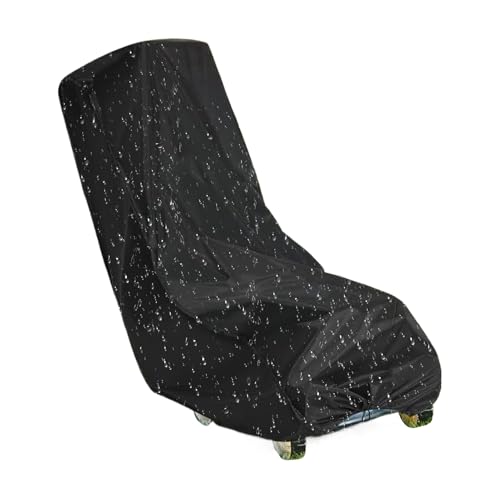 Rasenmäher Abdeckplane - UV Schutz Traktor Abdeckung | Wetterfeste Mäherhaube Mit Zugband Für Terrasse Garten Außenbereich Garage von Generic