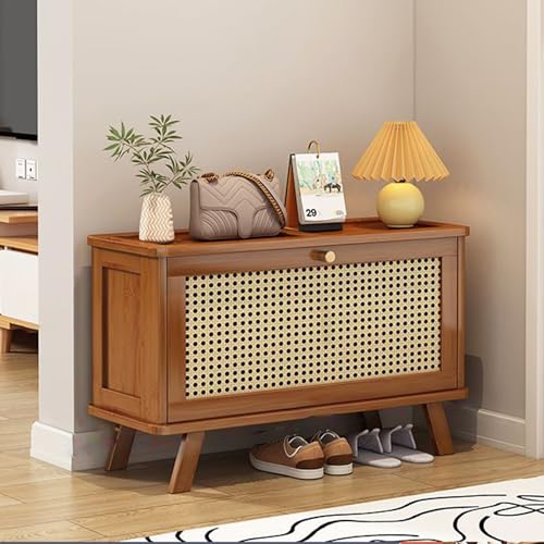 Rattan Schuhregal Niser mit zweilagigem Eingang für Innen und Außen Flurstiefel Klappschrank Nizer Rattan Schuhregal Niser mit zweilagigem Eingang für Innen und Außen Flurstiefel Klappschrank Nizer von Generic