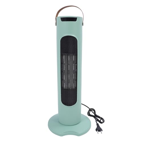Raumheizung in Innenräumen, Platz Sparen Rotierende Kopfdesign Timing -Funktionsturmheizung Modem Mode Look mit Fernbedienung für Schlafzimmer (GREEN) von Generic