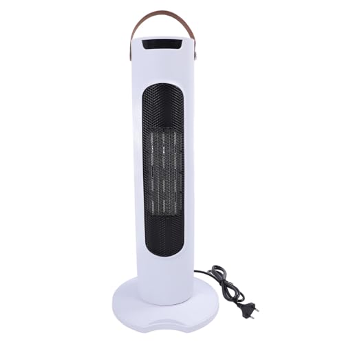 Raumheizung in Innenräumen, Platz Sparen Rotierende Kopfdesign Timing -Funktionsturmheizung Modem Mode Look mit Fernbedienung für Schlafzimmer (WHITE) von Generic