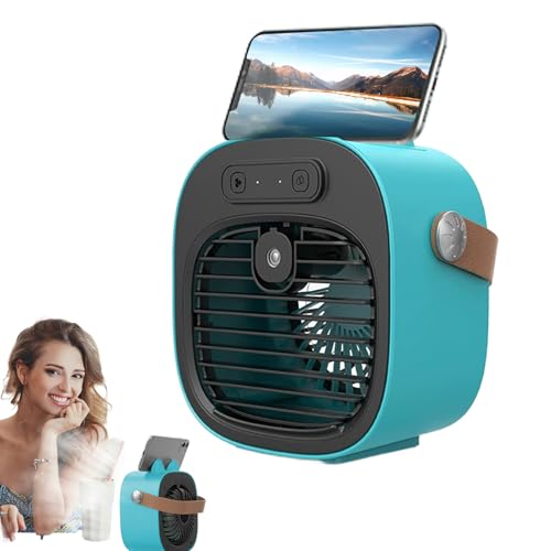 Raumkühler Für Schlafzimmer - Luftbefeuchtender Klima Ventilator Für Schreibtisch - Kühlgerät Mit 3 Stufen Für Camping Büro Kinderzimmer von Generic