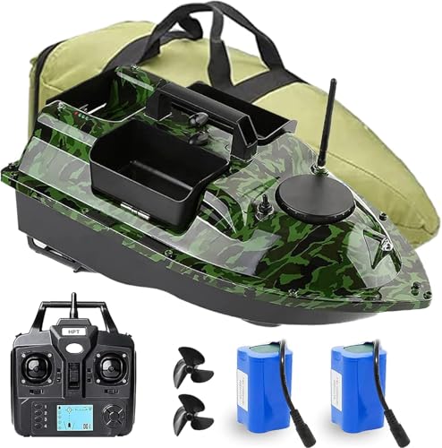 Rc-Boot Intelligentes Angel-futterboot Für Karpfen, GPS-positionierung Futterboot, Futterboote Zum Angeln Mit Doppelmotoren Und Led-nachtlicht Für Seen, Flüsse Und Schwimmbäder, A-5200mAh*2 Rc-Boot Intelligentes Angel-futterboot Für Karpfen, GPS-positionierung Futterboot, Futterboote Zum Angeln Mit Doppelmotoren Und Led-nachtlicht Für Seen, Flüsse Und Schwimmbäder, A-5200mAh*2 von Generic