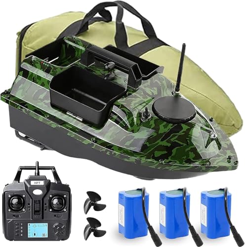 Rc-Boot Intelligentes Angel-futterboot Für Karpfen, GPS-positionierung Futterboot, Futterboote Zum Angeln Mit Doppelmotoren Und Led-nachtlicht Für Seen, Flüsse Und Schwimmbäder, B-5200mAh*3 Rc-Boot Intelligentes Angel-futterboot Für Karpfen, GPS-positionierung Futterboot, Futterboote Zum Angeln Mit Doppelmotoren Und Led-nachtlicht Für Seen, Flüsse Und Schwimmbäder, B-5200mAh*3 von Generic