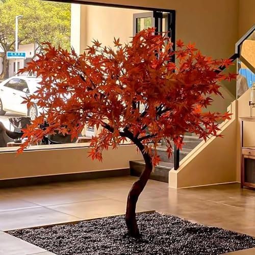 Realistischer Großer Japanischer Roter Ahorn-kunstbaum Für Die Innendekoration Im Freien - Modernes Home-Office-Wohnzimmer Und Malerische Bodenflächen, One Color, 2.3mx1.5m Realistischer Großer Japanischer Roter Ahorn-kunstbaum Für Die Innendekoration Im Freien - Modernes Home-Office-Wohnzimmer Und Malerische Bodenflächen, One Color, 2.3mx1.5m von Generic